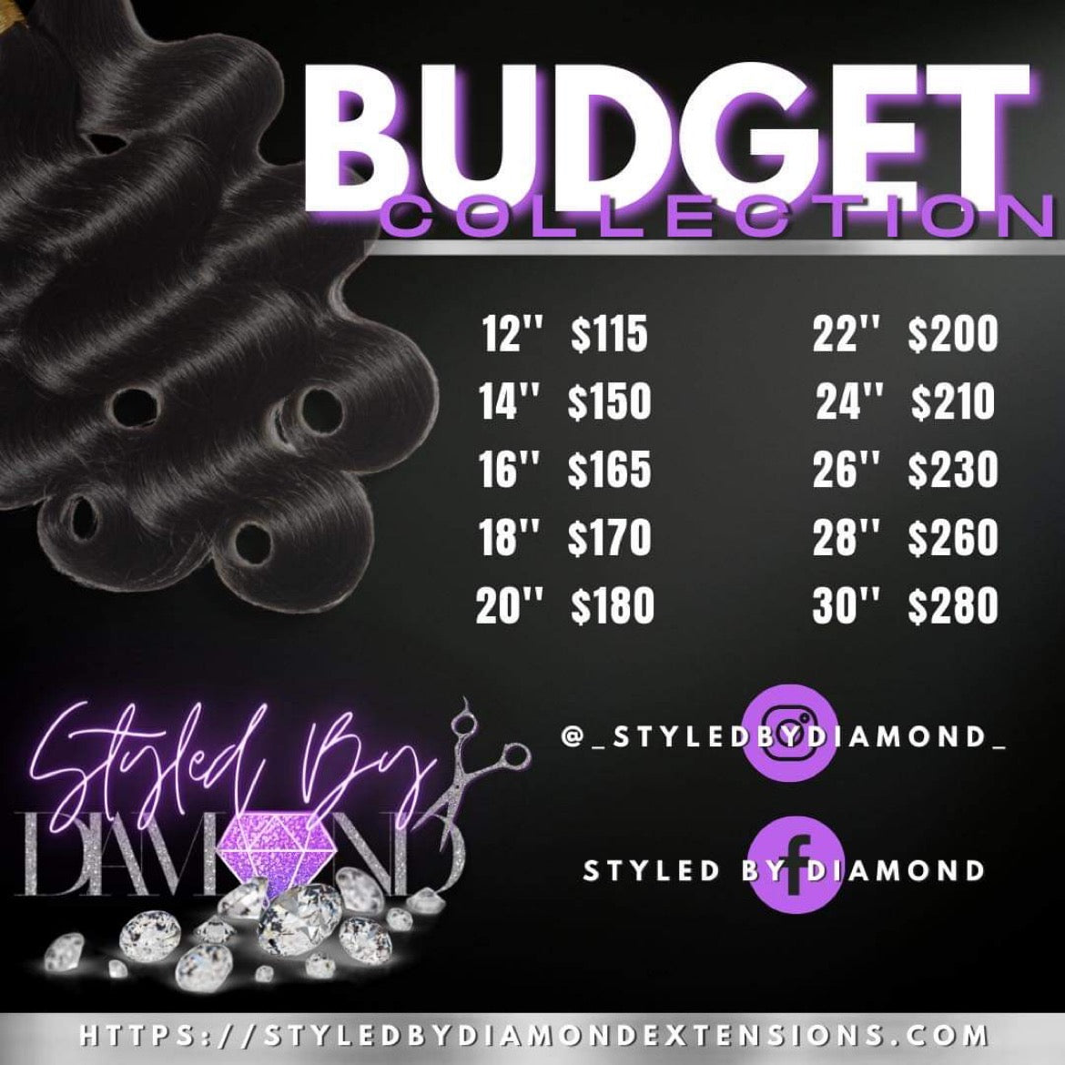 Budget collection 13x4 frontal wigs